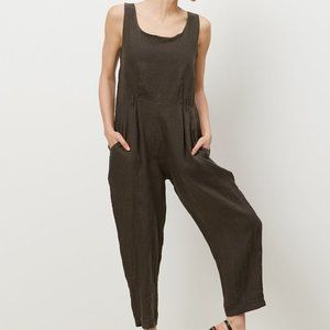 Black Crane Overalls Charcoal